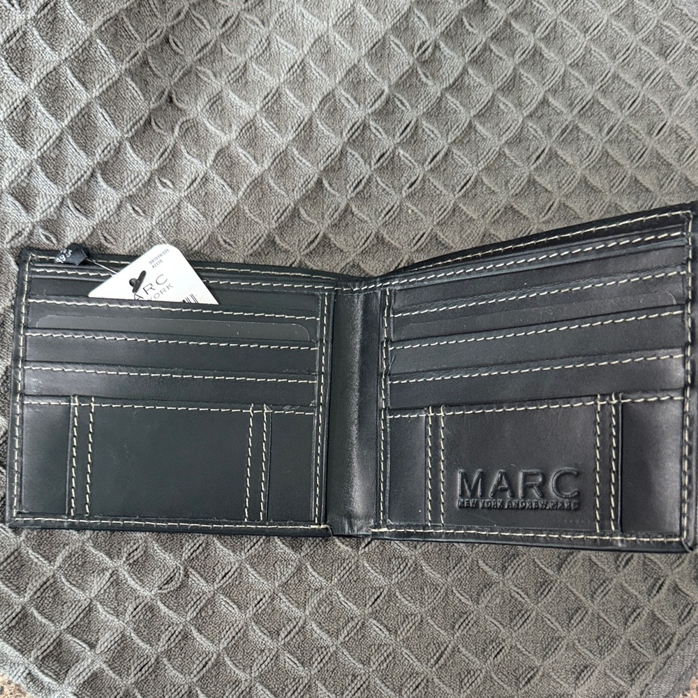 Black Leather Wallet - Picture 3 of 9